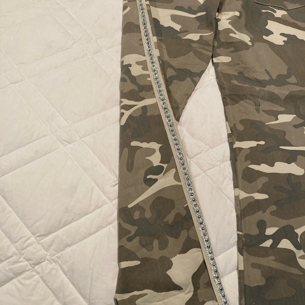 Gigi Moda Camo Embellished Pants* View 5